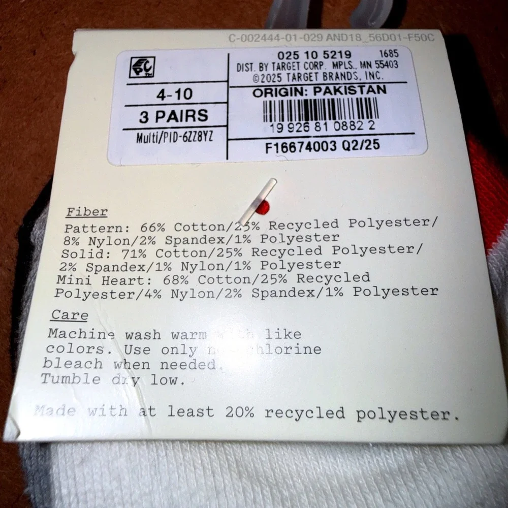 A New Day Low-Cut Socks Women Size 4-10 NEW 3 Pairs Bow Heart Cotton Blend